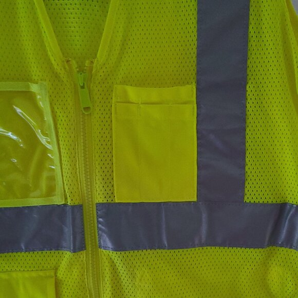 VEA HIGH-VISABILITY REFLECTIVE SAFETY VEST | TYPE R CLASS 2 | SIZE MEDIUM - Picture 2 of 14